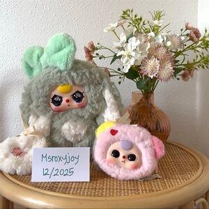 Baby three bunny return & storage pouch - bundle